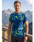 Férfi funkcionális T -piró prémium ALTISPORT VOJ/ALM108TR01 NAVY-NEON SÁRGA