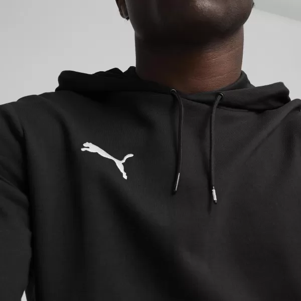  Férfi pulóver PUMA TEAMGOAL CASUALS HOODY 658618_03 PUMA FEKETE/PUMA FEHÉR 