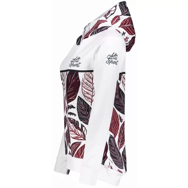  Női funkcionális pulóver prémium ALTISPORT VOJ/ALW061MI01 FEHÉR/BURGUNDIA 