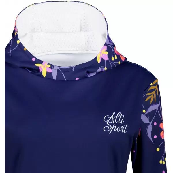  Női funkcionális pulóver prémium ALTISPORT VOJ/ALW063MI01 SÖTÉT LILA 