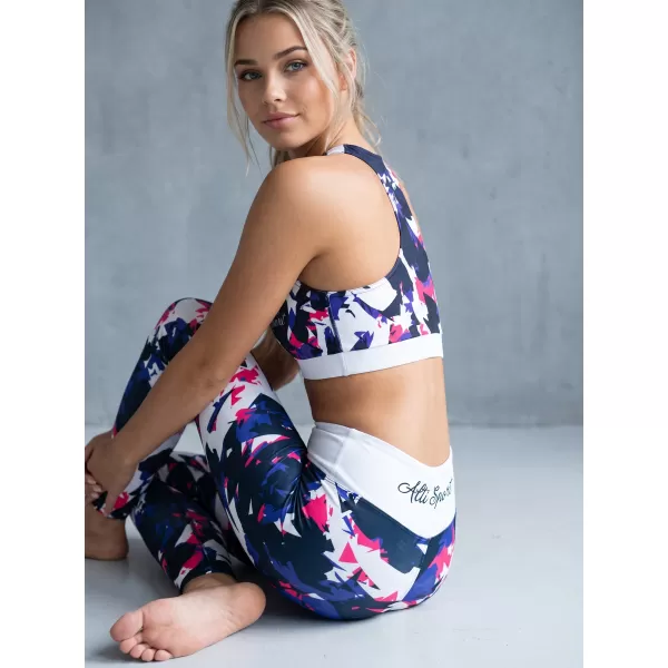  Női Leggings Premium ALTISPORT VOJ/ALW110LEG01 IBOLYA -FEHÉR 