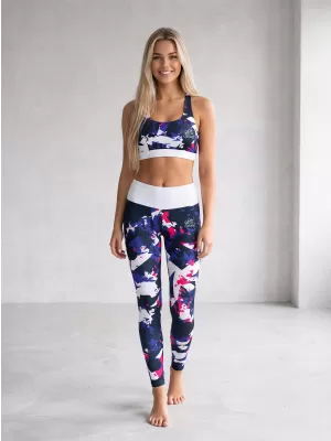 Női Leggings Premium ALTISPORT VOJ/ALW110LEG01 IBOLYA -FEHÉR