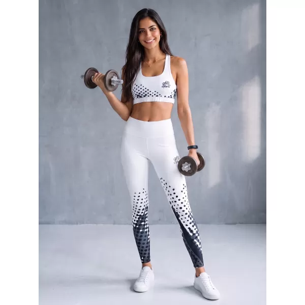  Női Leggings Premium ALTISPORT VOJ/ALW109LEG01 FEHÉR -ÉS -FEKETE 