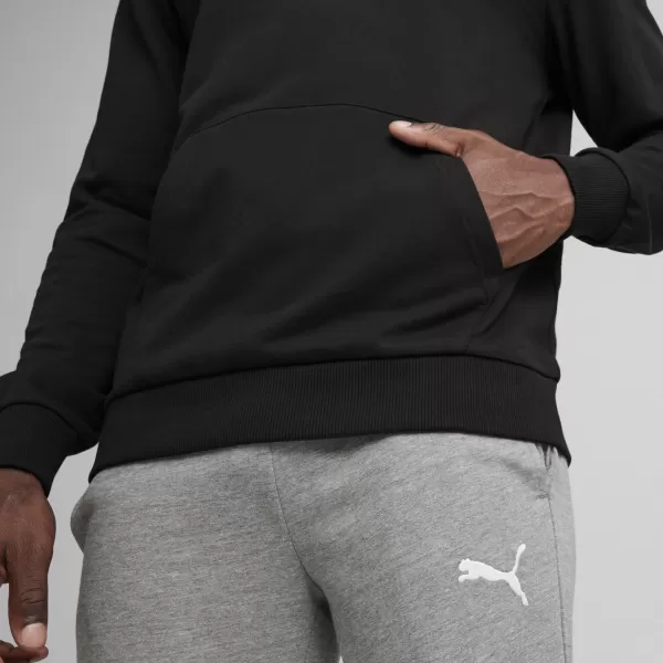  Férfi pulóver PUMA TEAMGOAL CASUALS HOODY 658618_03 PUMA FEKETE/PUMA FEHÉR 