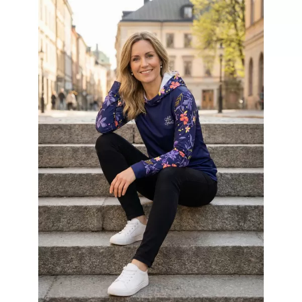  Női funkcionális pulóver prémium ALTISPORT VOJ/ALW063MI01 SÖTÉT LILA 