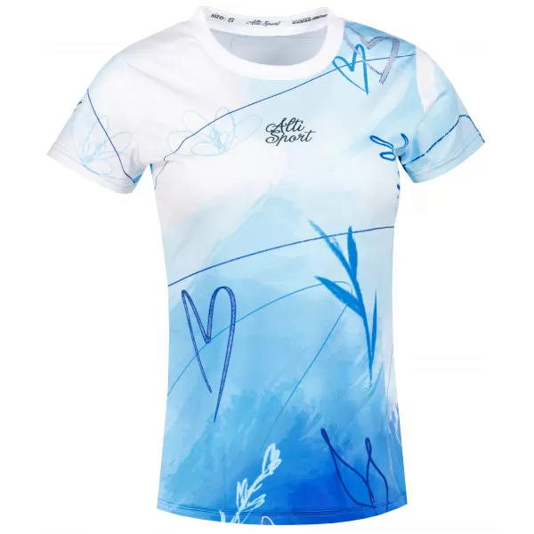  Női funkcionális T -piró prémium ALTISPORT VOJ/ALW083TR01 FEHÉR -BLUE 