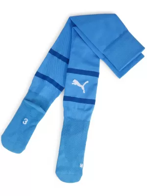 Futball zokni PUMA TEAMFINAL SOCKS 705746_02 IGNITE BLUE/ MEGGYÚJTVA KÉK/PUMA FEHÉR