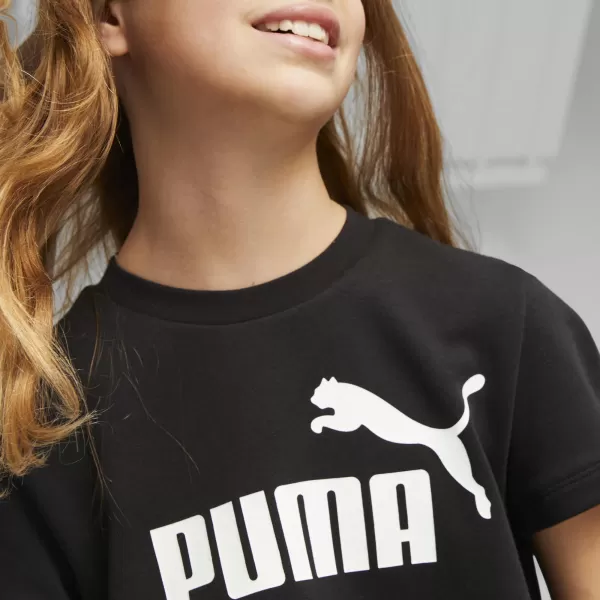  Ruha PUMA ESS+ LOGO DRESS 673493_01 PUMA FEKETE 