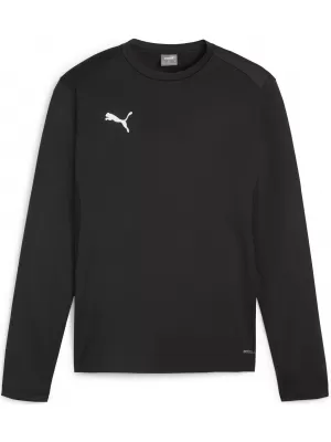 Férfi pulóver PUMA TEAMGOAL TRAINING SWEAT 658649_03 PUMA FEKETE/FEHÉR/SÖTÉTSZÜRKE