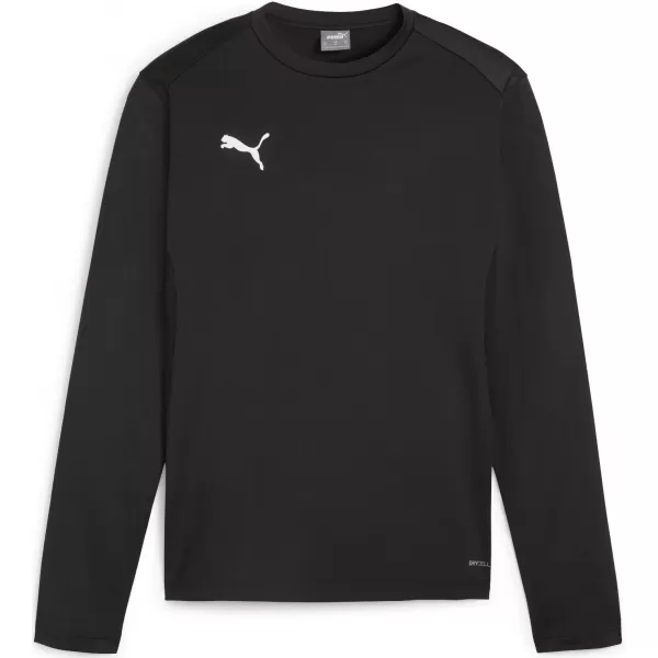  Férfi pulóver PUMA TEAMGOAL TRAINING SWEAT 658649_03 PUMA FEKETE/FEHÉR/SÖTÉTSZÜRKE 