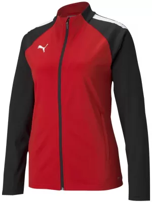Női kabát PUMA TEAMLIGA TRAINING JACKET W 657252_01 PUMA PIROS/PUMA FEKETE