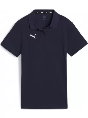 Női T -piró gallérral PUMA TEAMGOAL CASUALS POLO WMN 658607_06 PUMA NAVY/PUMA WHITE