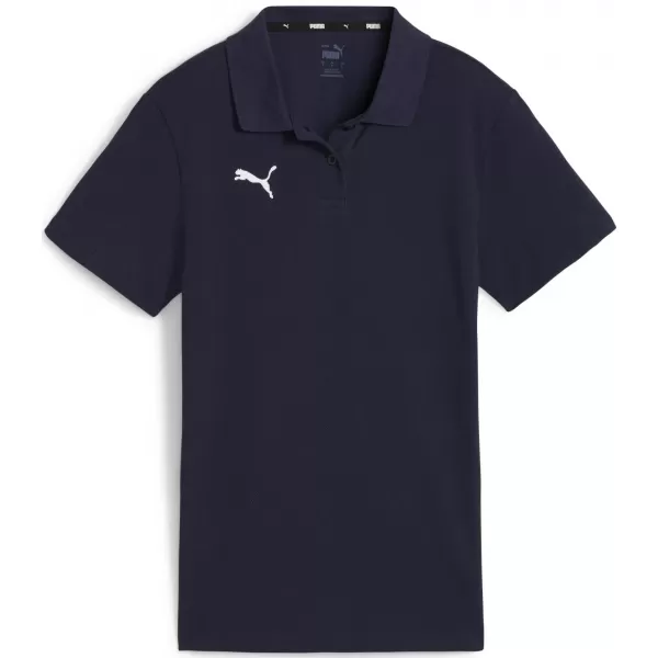  Női T -piró gallérral PUMA TEAMGOAL CASUALS POLO WMN 658607_06 PUMA NAVY/PUMA WHITE 