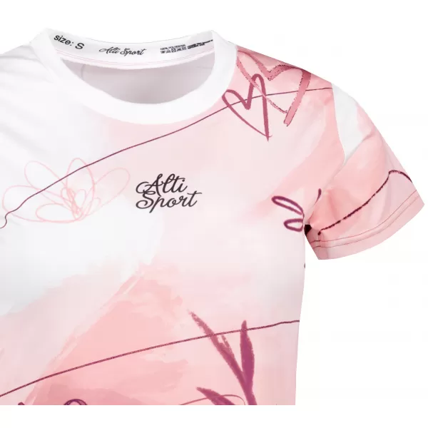  Női funkcionális T -piró prémium ALTISPORT VOJ/ALW083TR01 FEHÉR -PINK 