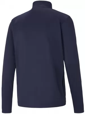 Kabát PUMA TEAMRISE TRG POLY JACKET 657392_06 PEACOAT/ PÁVA/PUMA FEHÉR