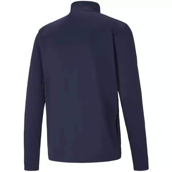  Kabát PUMA TEAMRISE TRG POLY JACKET 657392_06 PEACOAT/ PÁVA/PUMA FEHÉR 