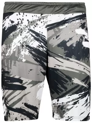 Férfi funkcionális rövidnadrág prémium ALTISPORT VOJ/ALM014KRA01 FEKETE -GRAY