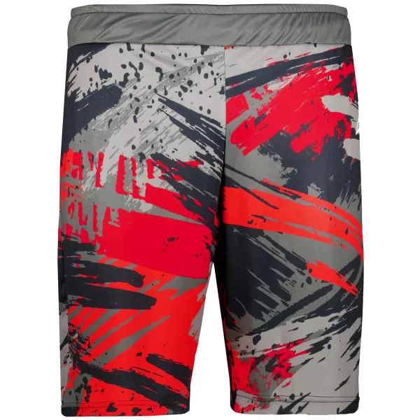  Férfi funkcionális rövidnadrág prémium ALTISPORT VOJ/ALM014KRA01 FEKETE -RED 