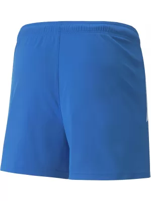 Hölgyek rövidnadrágja PUMA TEAMLIGA SHORTS W 704936_02 ELEKTROMOS KÉK LIMONÁDÉ