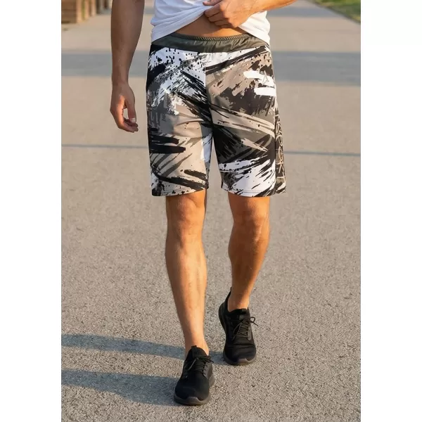  Férfi funkcionális rövidnadrág prémium ALTISPORT VOJ/ALM014KRA01 FEKETE -GRAY 