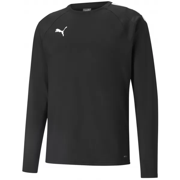  Férfi pulóver PUMA TEAMLIGA TRAINING SWEAT 657238_03 PUMA FEKETE/PUMA FEHÉR 