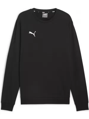 Férfi pulóver PUMA TEAMGOAL CASUALS CREW NECK S 658592_03 PUMA FEKETE/PUMA FEHÉR