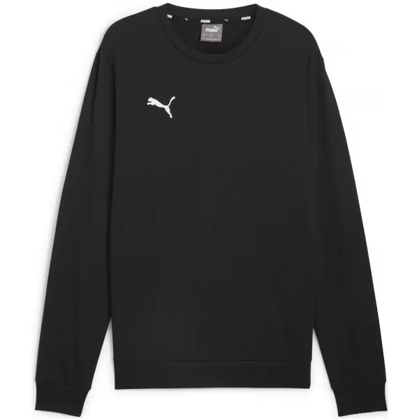  Férfi pulóver PUMA TEAMGOAL CASUALS CREW NECK S 658592_03 PUMA FEKETE/PUMA FEHÉR 