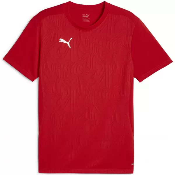  Férfi funkcionális ing PUMA TEAMFINAL TRAINING JERSEY 658557_01 PUMA PIROS/PUMA EZÜST 