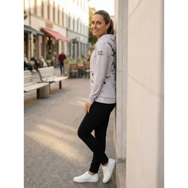  Női funkcionális pulóver prémium ALTISPORT VOJ/ALW077MI01 SZÜRKE -BLACK 
