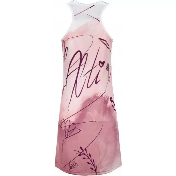  Női funkcionális ruha prémium ALTISPORT VOJ/ALW083SAT01 FEHÉR -PINK 