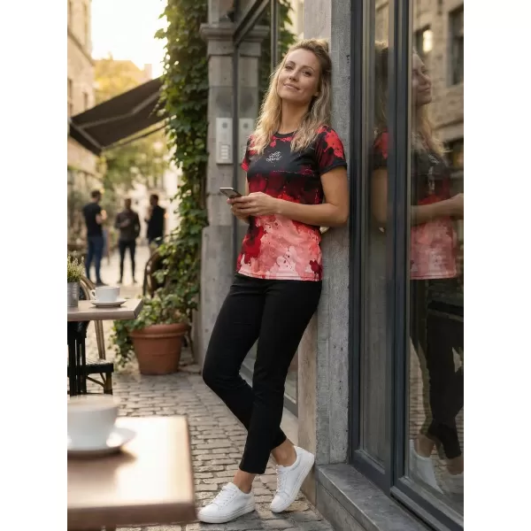  Női funkcionális T -piró prémium ALTISPORT VOJ/ALW089TR01 PIROS 