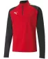 Férfi pulóver PUMA TEAMLIGA 1/4 ZIP TOP 657236_01 PUMA PIROS/PUMA FEKETE