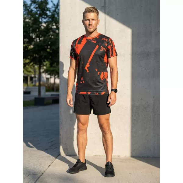  Férfi funkcionális T -piró prémium ALTISPORT VOJ/ALM079TR01 FEKETE -RED 