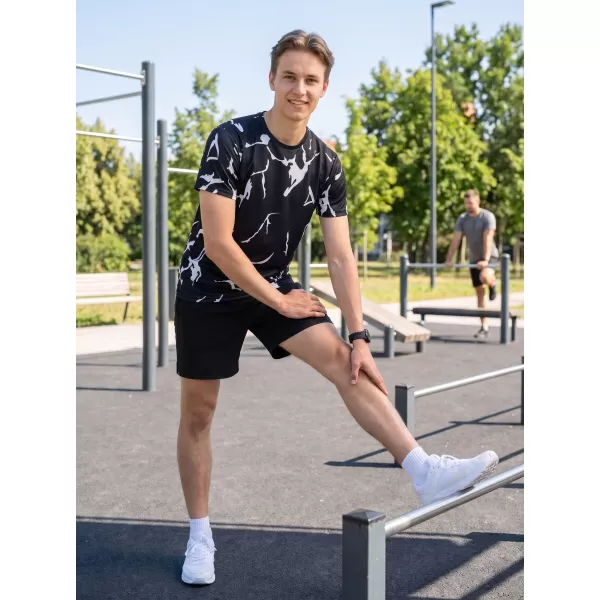  Férfi funkcionális T -piró prémium ALTISPORT VOJ/ALM052TR01 FEKETE 