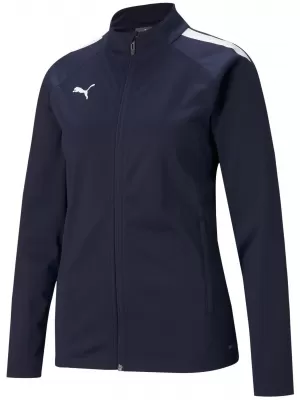 Női kabát PUMA TEAMLIGA TRAINING JACKET W 657252_06 PEACOAT/ PÁVA/PUMA FEHÉR