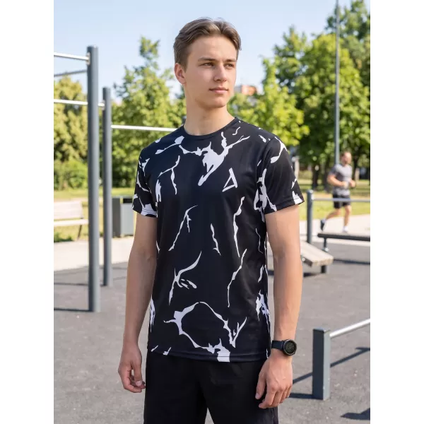  Férfi funkcionális T -piró prémium ALTISPORT VOJ/ALM052TR01 FEKETE 