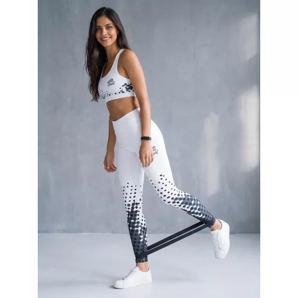  Női Leggings Premium ALTISPORT VOJ/ALW109LEG01 FEHÉR -ÉS -FEKETE 