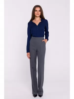 Női nadrág STYLOVE S371 SZÜRKE