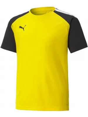 T -póló PUMA TEAMPACER JERSEY JR 704926_07 CYBER ​​YELLOW/ FEKETE/ FEHÉR