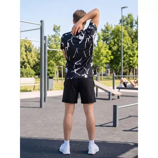  Férfi funkcionális T -piró prémium ALTISPORT VOJ/ALM052TR01 FEKETE 