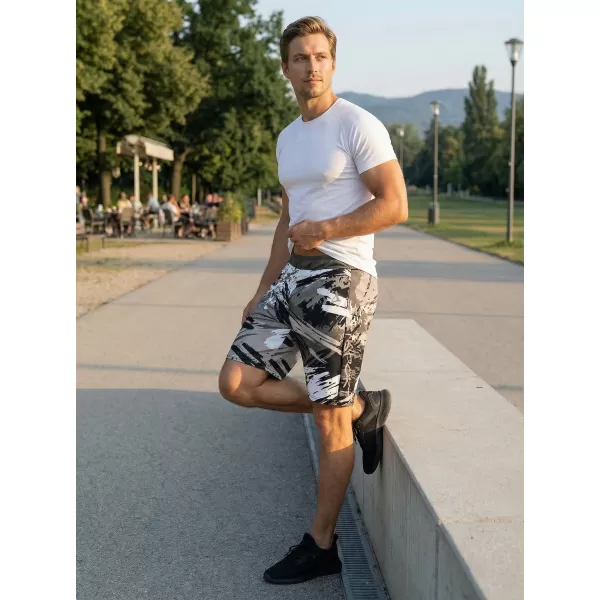  Férfi funkcionális rövidnadrág prémium ALTISPORT VOJ/ALM014KRA01 FEKETE -GRAY 