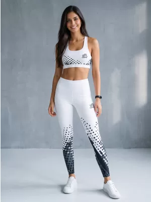 Női Leggings Premium ALTISPORT VOJ/ALW109LEG01 FEHÉR -ÉS -FEKETE