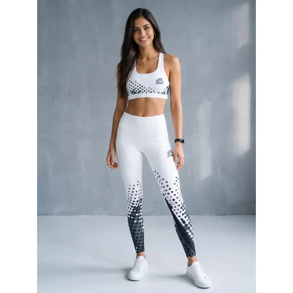  Női Leggings Premium ALTISPORT VOJ/ALW109LEG01 FEHÉR -ÉS -FEKETE 