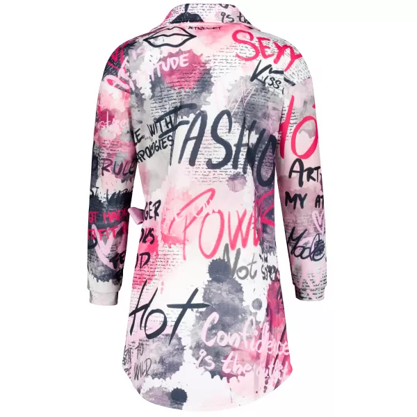  Női pulóver prémium táska ALTISPORT VOJ/ALW105MI05 FEHÉR -PINK 
