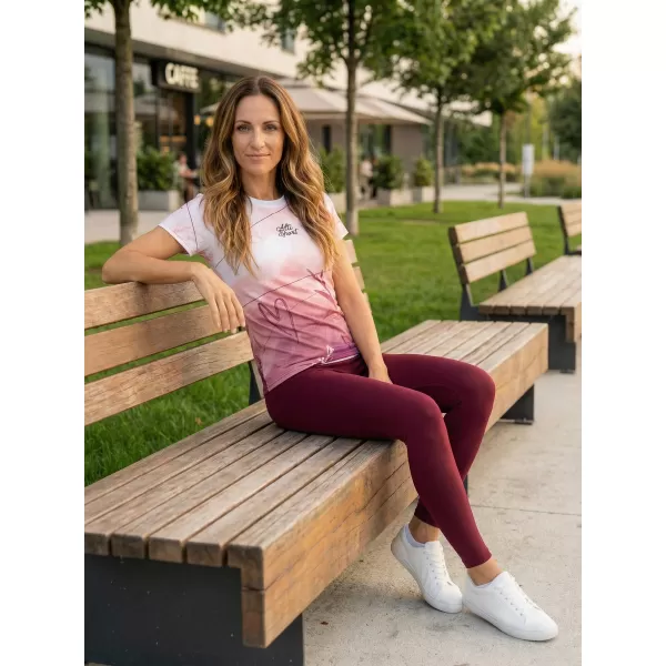 Női funkcionális T -piró prémium ALTISPORT VOJ/ALW083TR01 FEHÉR -PINK 