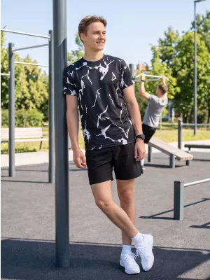 Férfi funkcionális T -piró prémium ALTISPORT VOJ/ALM052TR01 FEKETE