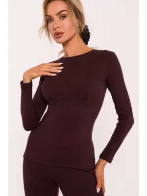 Női póló MOE M817 BARNA