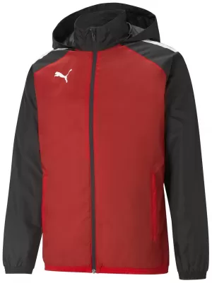 Kabát PUMA TEAMLIGA ALL WEATHER JACKET 657245_01 PUMA PIROS/PUMA FEKETE