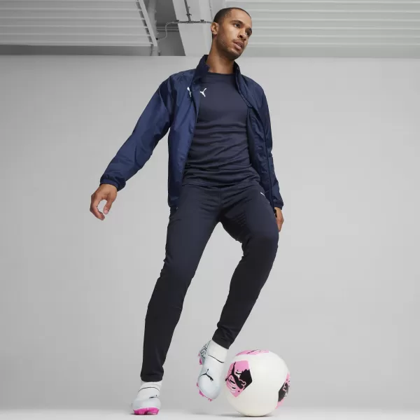  Kabát PUMA TEAMGOAL ALL WEATHER JACKET 659038_06 PUMA NAVY/PUMA WHITE 