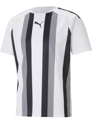 Férfi funkcionális ing PUMA TEAMLIGA STRIPED JERSEY 704920_04 PUMA FEHÉR/PUMA FEKETE